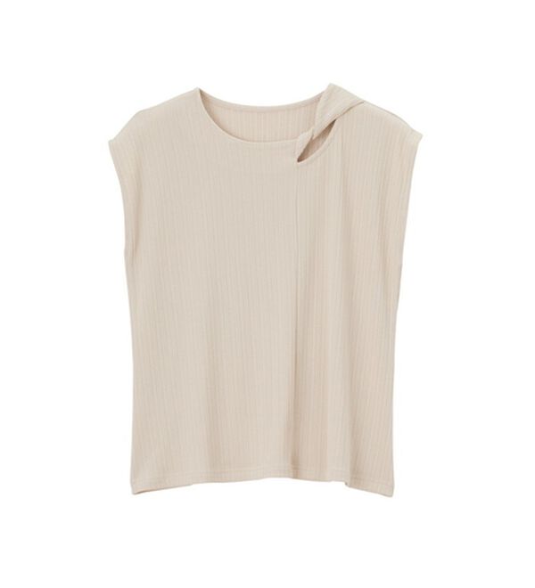 GeeRA（ジーラ）の「ツイストカットワークランダムテレコトップス（カットソー）」｜詳細画像