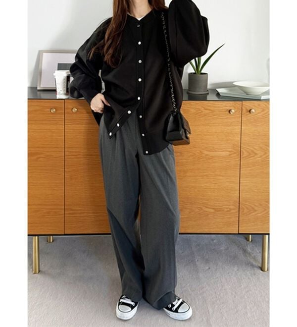 GeeRA（ジーラ）の「前後２ＷＡＹ裏起毛スウェットカーデ（その他カーディガン）」｜詳細画像