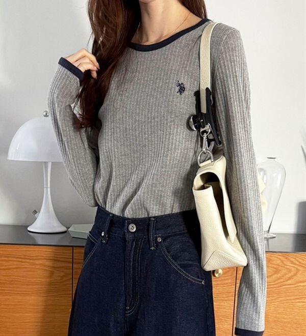 GeeRA（ジーラ）の「【U.S. POLO ASSN.】配色デザインリブロンT（カットソー）」｜詳細画像