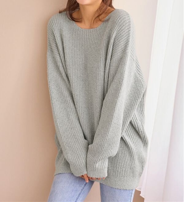 alotta（アロッタ）の「もっちりゆるニットトップス（ニット・セーター）」｜詳細画像