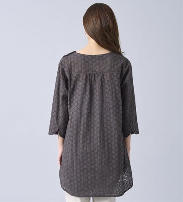 BELLUNA（ベルーナ）の「綿１００％サークルレース素材チュニック（チュニック）」｜詳細画像