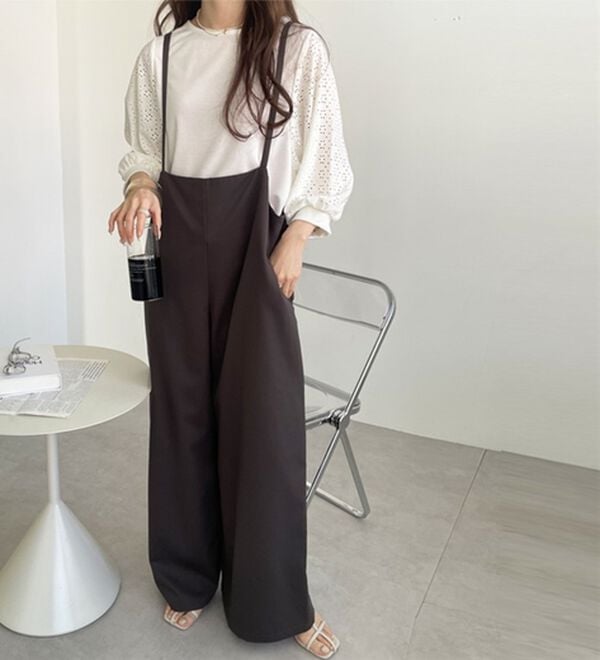 GeeRA（ジーラ）の「サロペットワイドパンツ（オールインワン）」｜詳細画像