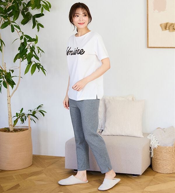 LAVIENNE（ラヴィエンヌ）の「綿１００％着回し自在パンツ（クロップドパンツ）」｜詳細画像