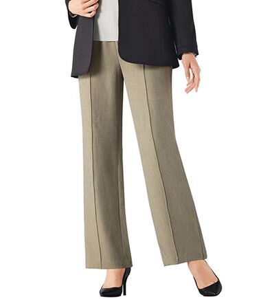 BELLUNA（ベルーナ）の「日本製おでかけはっ水ストレッチフレアパンツ（ワイドパンツ・ガウチョ）」