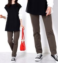 BELLUNA（ベルーナ）の「新触感！マシュマロみたいななめらかストレッチパンツ（フルレングスパンツ）」