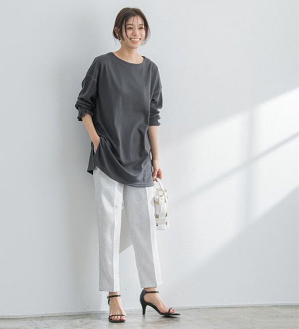 Pierrot（ピエロ）の「タックスリーブポンチチュニック（チュニック）」｜詳細画像