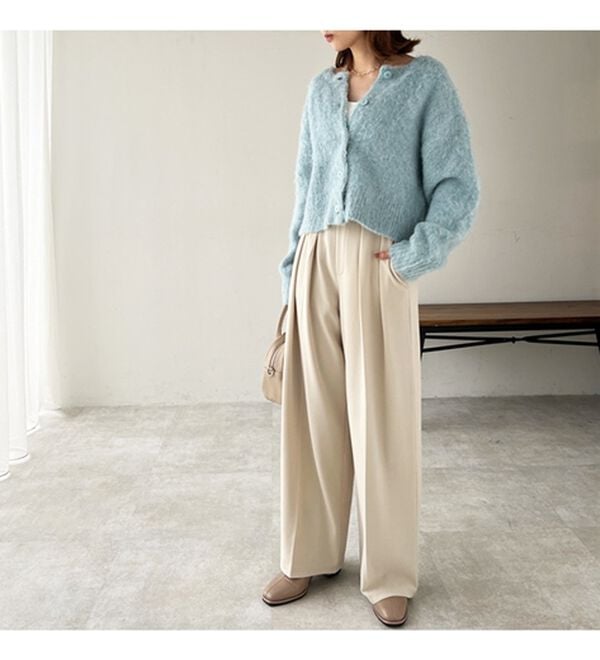 GeeRA（ジーラ）の「インタックスラックスワイドパンツ（フルレングスパンツ）」｜詳細画像