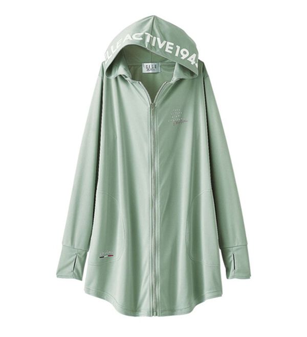 BELLUNA（ベルーナ）の「＜ＥＬＬＥ　Ａｃｔｉｖｅ＞ＵＶ対策ロングパーカー（パーカー）」｜詳細画像