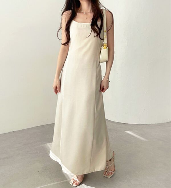 GeeRA（ジーラ）の「リネンライクロングキャミワンピース（その他ワンピース）」｜詳細画像