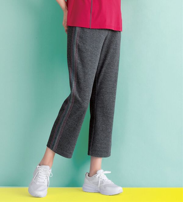 ルフラン（ルフラン）の「【３本組】キシリトール＊７分丈ジャージ（その他パンツ）」｜詳細画像