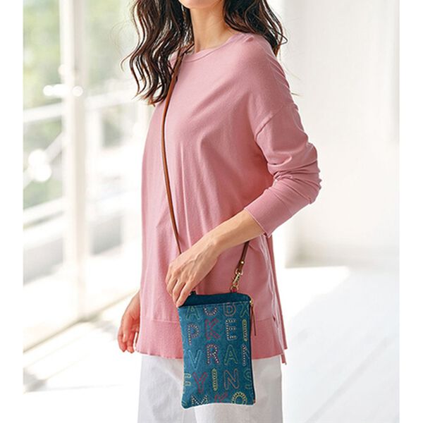 BELLUNA（ベルーナ）の「ラインストーンアルファベットショルダー（その他バッグ）」｜詳細画像