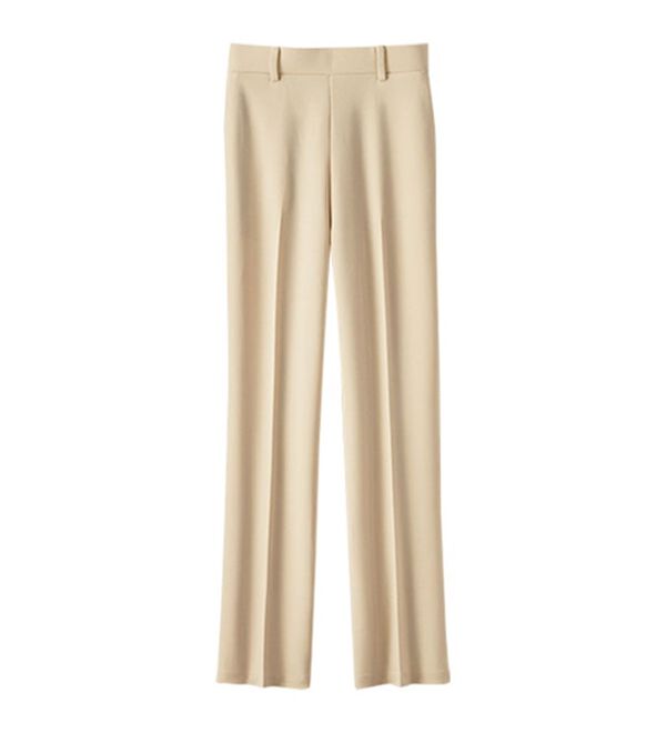 BELLUNA（ベルーナ）の「ジョーゼット素材フレアーパンツ（フルレングスパンツ）」｜詳細画像