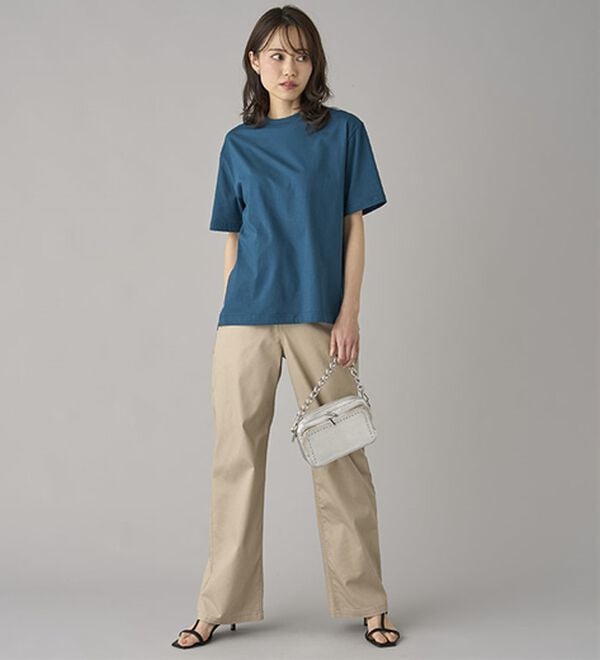 BELLUNA（ベルーナ）の「【チラシ掲載】新感覚！メッシュデニムワイドパンツ（フルレングスパンツ）」｜詳細画像