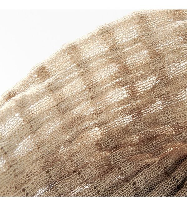 RANAN（ラナン）の「パール調ボタン付シアー袖ニットプルオーバー（ニット・セーター）」｜詳細画像