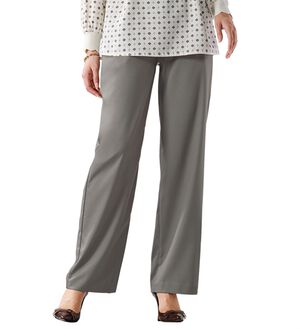 BELLUNA（ベルーナ）の「花粉が付きにくい！静電防止ドレープパンツ（フルレングスパンツ）」｜詳細画像