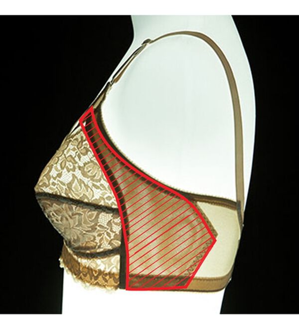 「【５色組】しっかりサポートフルカップブラ（ブラジャー）」｜詳細画像