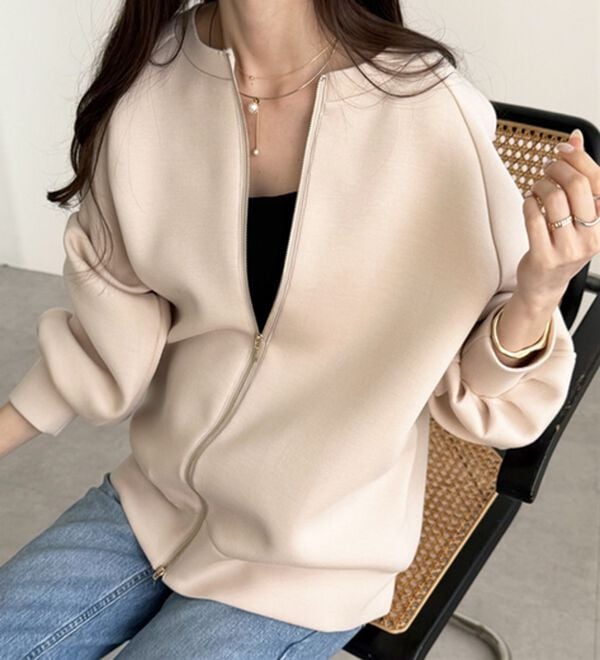 GeeRA（ジーラ）の「前後２ＷＡＹダブルジップスウェット（カットソー）」｜詳細画像