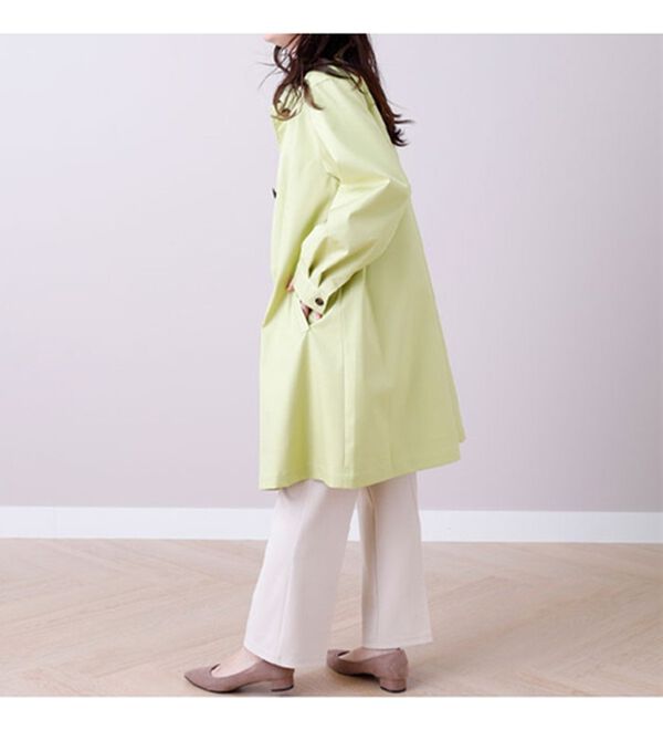 BELLUNA（ベルーナ）の「防風仕様ステンカラーコート（ロングコート）」｜詳細画像