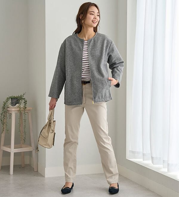 BELLUNA（ベルーナ）の「ウーリッシュ素材ゆったりジャケット（その他ジャケット）」｜詳細画像