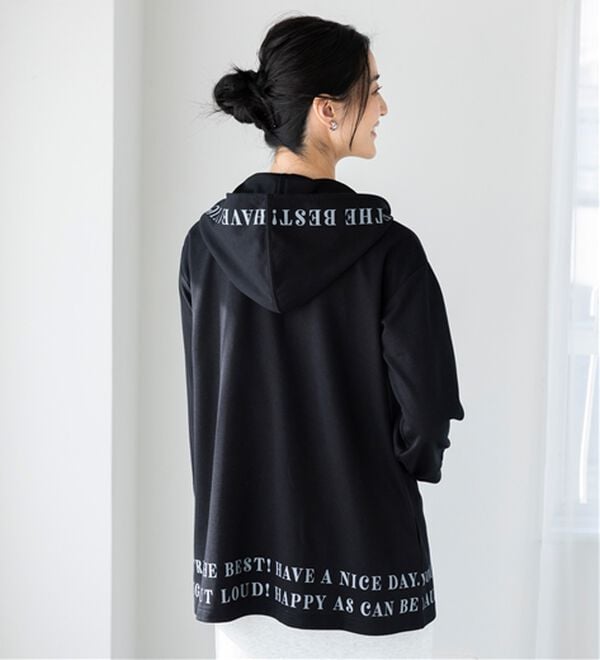 BELLUNA（ベルーナ）の「＜Ｄｉｓｎｅｙ＞【ミッキー】ロゴプリント裏メッシュパーカー（パーカー）」｜詳細画像