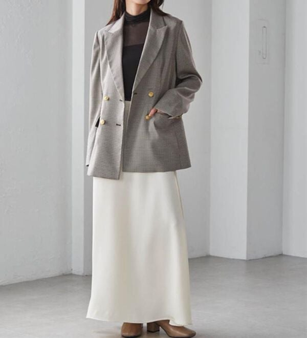 RANAN（ラナン）の「洗える！ゴールド調ボタンWテーラードジャケット（テーラードジャケット）」｜詳細画像