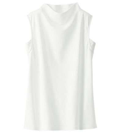 BELLUNA（ベルーナ）の「艶やか綿１００％タンクトップ（タンクトップ・キャミソール）」