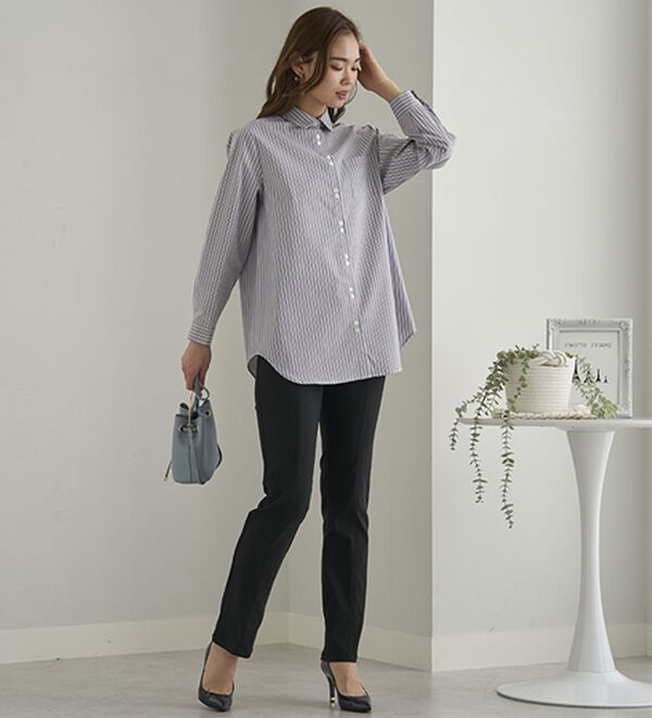 BELLUNA（ベルーナ）の「アイロンいらずの形態安定シャツ（シャツ）」｜詳細画像