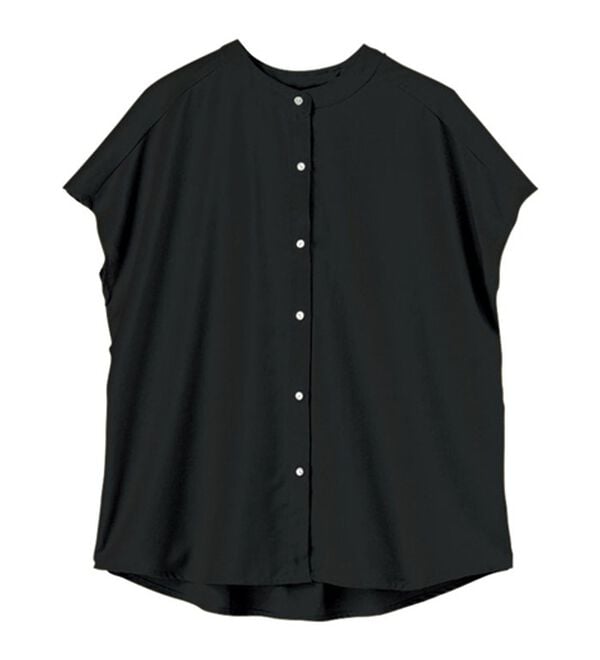 GeeRA（ジーラ）の「綿タッチフレンチスリーブブラウス（ブラウス）」｜詳細画像