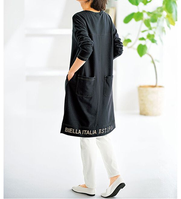 BELLUNA（ベルーナ）の「＜ＦＩＬＡ＞配色ステッチデザインワンピース（その他ワンピース）」｜詳細画像