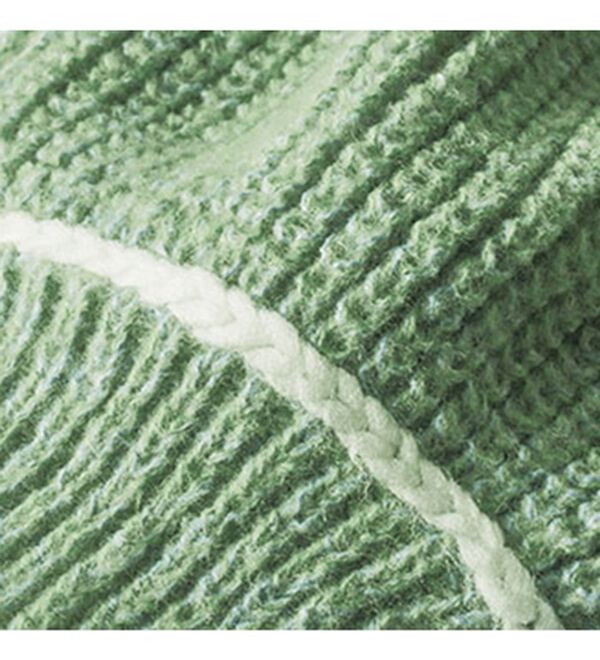 ルフラン（ルフラン）の「ステッチ使いメランジカーデ（ニットカーディガン）」｜詳細画像