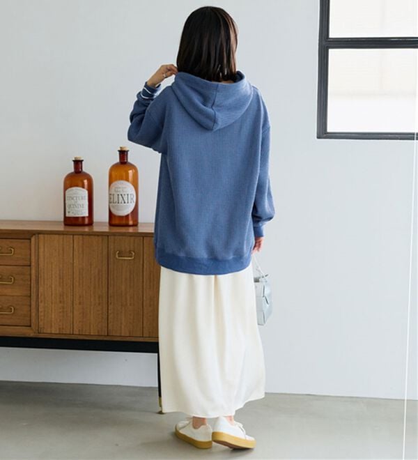 BELLUNA（ベルーナ）の「神ワッフル裏起毛パーカー（パーカー）」｜詳細画像