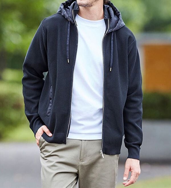 「＜コムルヴァン・オム＞好印象きれいめフードジャケット（メンズジャケット）」｜詳細画像