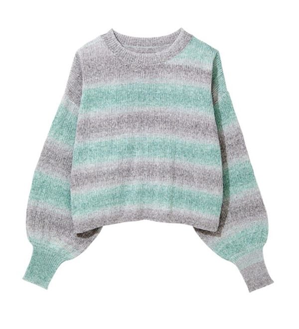 GeeRA（ジーラ）の「グラデーションニットプルオーバー（ニット・セーター）」｜詳細画像