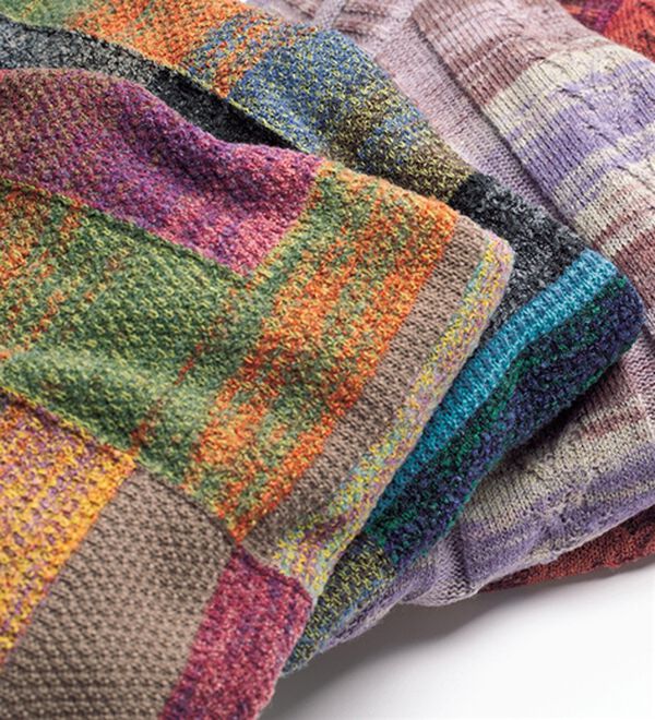 ルフラン（ルフラン）の「日本製　泉州産パッチワークセーター（ニット・セーター）」｜詳細画像