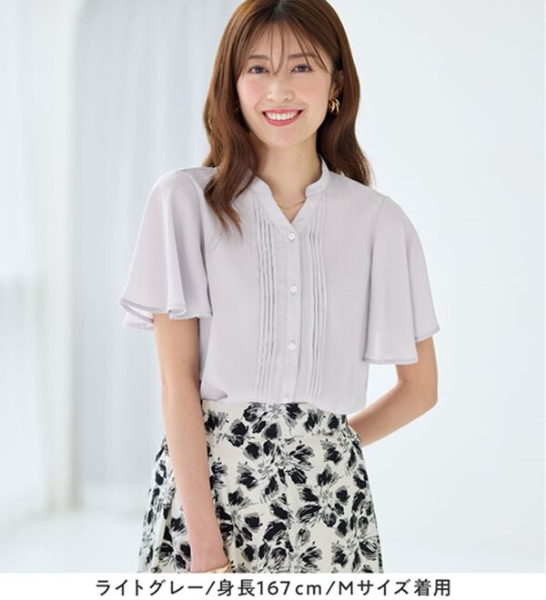 alotta（アロッタ）の「ピンタックブラウス（ブラウス）」｜詳細画像