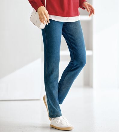 BELLUNA（ベルーナ）の「【Ｐｒｉｍａ　Ｆｉｔ　Ｐａｎｔｓ】裏ベロアストレッチ素材レギンスパンツ（フルレングスパンツ）」