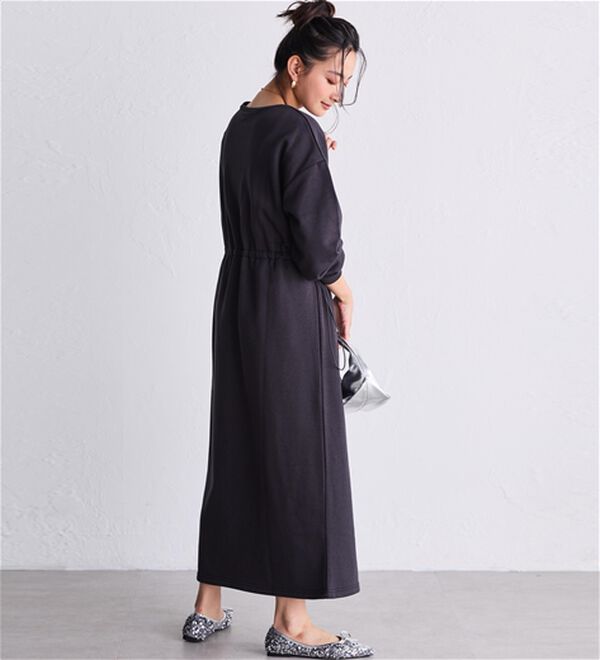 RANAN（ラナン）の「裏起毛！アンチピリング！ドロストワンピース（その他ワンピース）」｜詳細画像