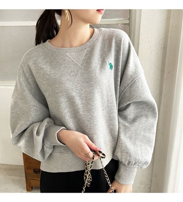 GeeRA（ジーラ）の「【Ｕ．Ｓ．ＰＯＬＯ　ＡＳＳＮ】ショートスウェット（トレーナー・スウェット）」｜詳細画像