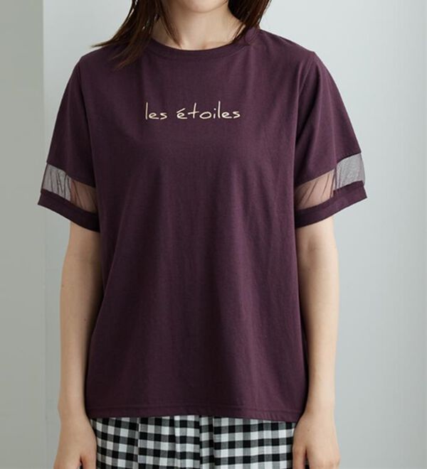 BELLUNA（ベルーナ）の「【接触冷感】ヒンヤリ冷感！箔プリントロゴプルオーバー（カットソー）」｜詳細画像