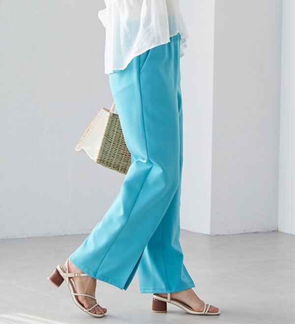 RANAN（ラナン）の「機能付センタースリットフレアーパンツ（フルレングスパンツ）」｜詳細画像