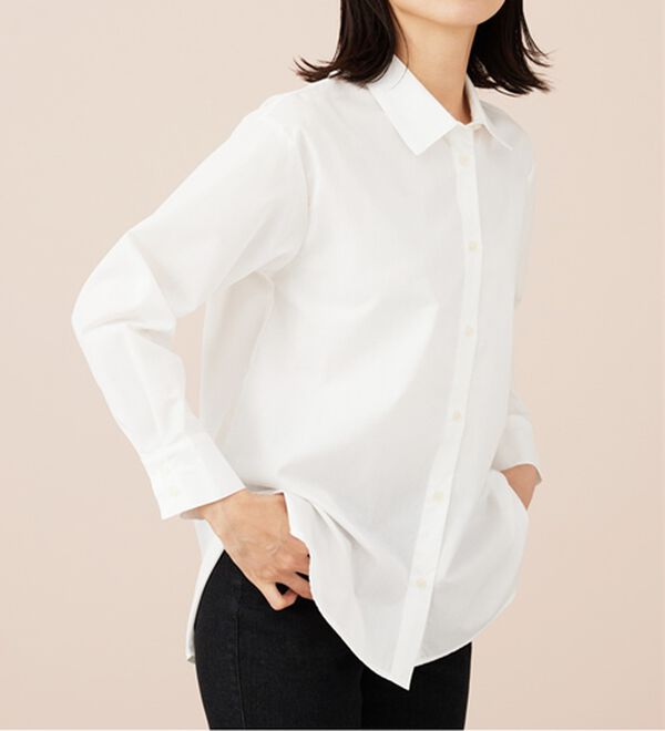 BELLUNA（ベルーナ）の「ニットビスチェ&times;シャツアンサンブル（アンサンブル）」｜詳細画像