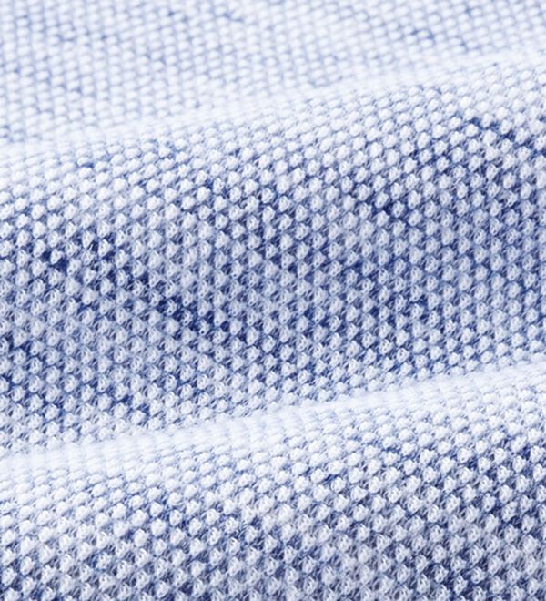 「＜コムルヴァン・オム＞リネンブレンド大人のダブル衿ポロ（メンズポロシャツ）」｜詳細画像