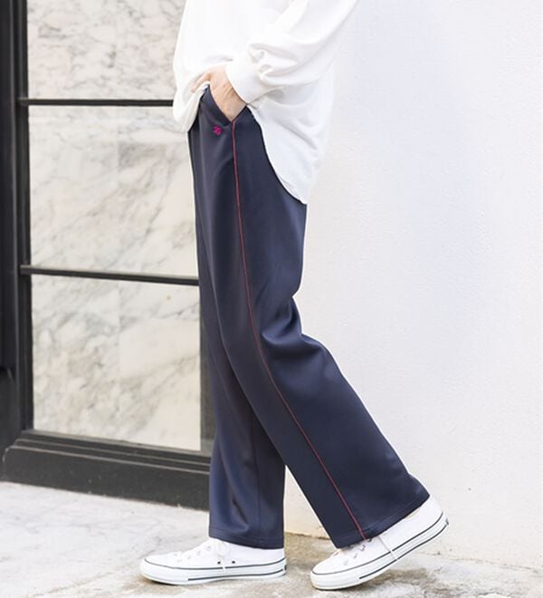 BELLUNA（ベルーナ）の「【ＰＯＬＯ　ＢＣＳ】ウォーキングジャージパンツ（フルレングスパンツ）」｜詳細画像