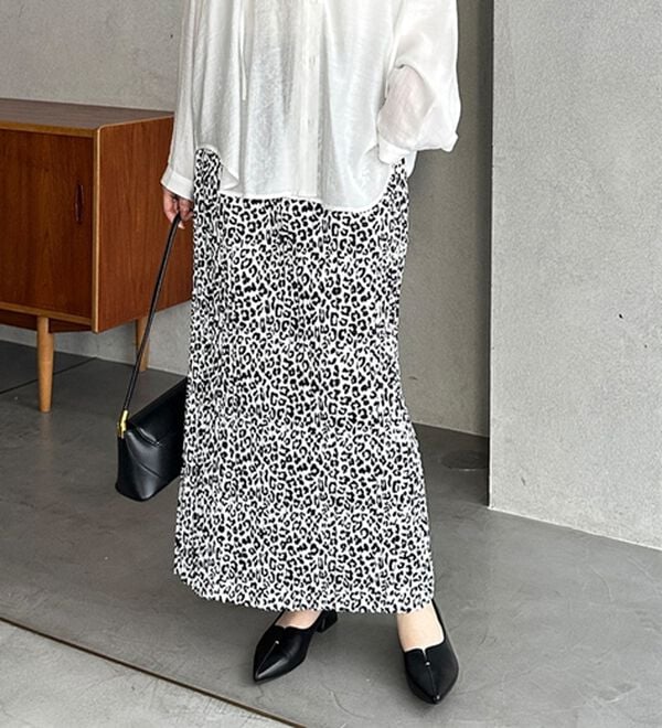 GeeRA（ジーラ）の「セルフカットプリーツナロースカート（ロングスカート）」｜詳細画像