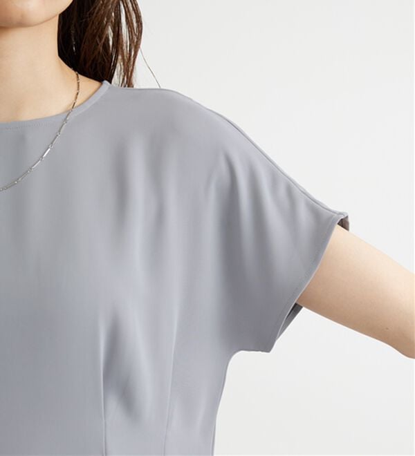 BELLUNA（ベルーナ）の「〈オフィス対応〉タックデザインブラウス（ブラウス）」｜詳細画像