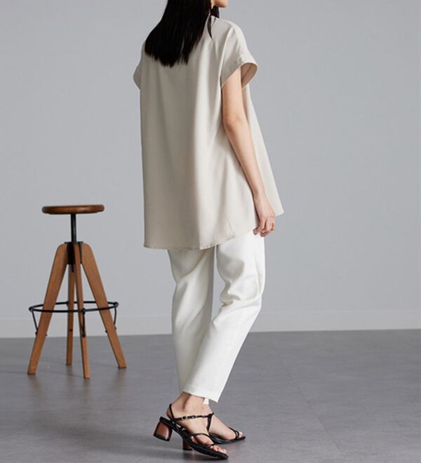 RANAN（ラナン）の「ひんやり！スキッパーブラウス（ブラウス）」｜詳細画像