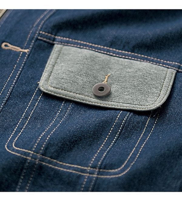 BELLUNA（ベルーナ）の「デニム素材切替２ＷＡＹジャケット（その他ジャケット）」｜詳細画像