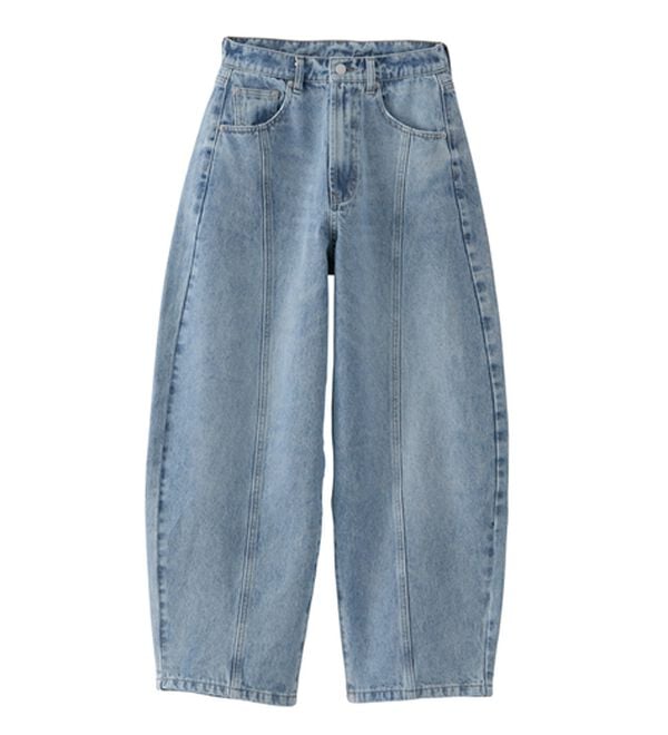 RANAN（ラナン）の「フロントシームカーブデニム（フルレングスパンツ）」｜詳細画像