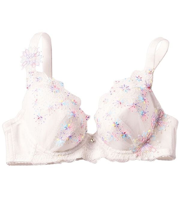 LAVIENNE（ラヴィエンヌ）の「【ラヴィモア】気分も上がるご褒美レースブラ・ショーツ（ブラジャー）」｜アステルホワイト