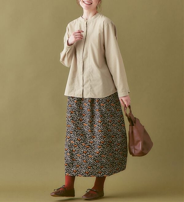 Viola e Viola（ヴィオラ エ ヴィオラ）の「総柄プリントバルーンスカート（ロングスカート）」｜詳細画像